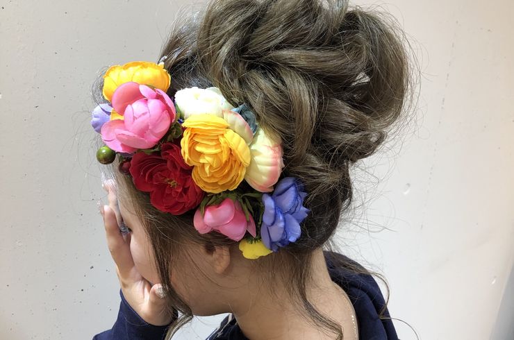ヘアセットの写真